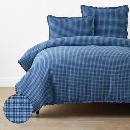 Classic Plaids Yarn-Dyed Cotton Duvet Cover