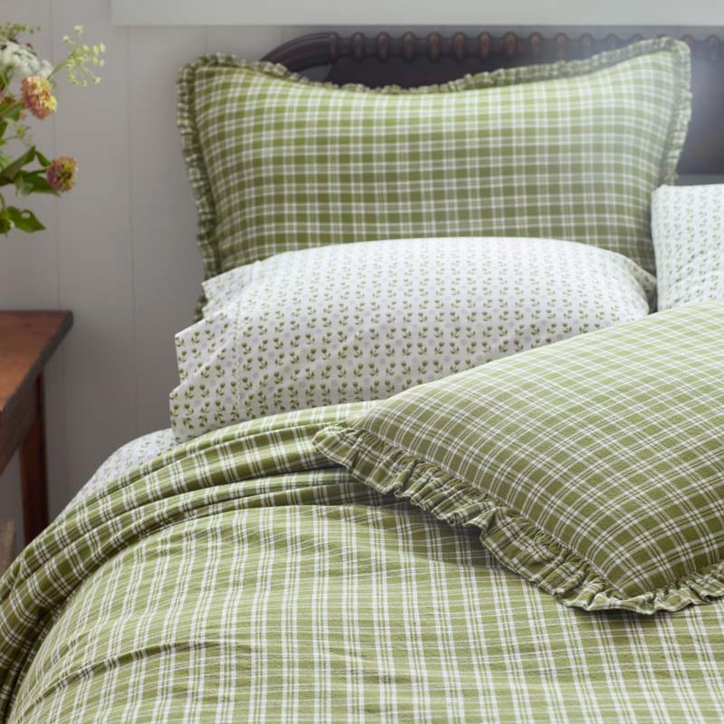 Classic Plaids Yarn-Dyed Cotton Duvet Cover