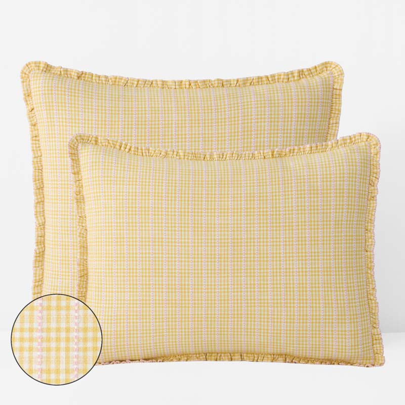 Classic Plaids Yarn-Dyed Cotton Sham