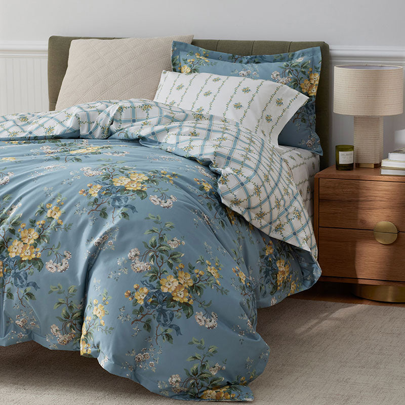 Garden Burst Premium Smooth Wrinkle-Free Sateen Reversible Sham
