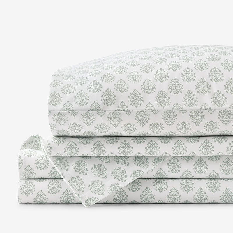 Butti Bouquet Classic Smooth Sateen Bed Sheet Set