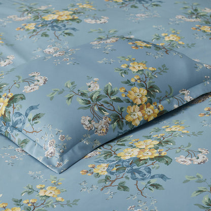 Garden Burst Premium Smooth Wrinkle-Free Sateen Reversible Duvet Cover