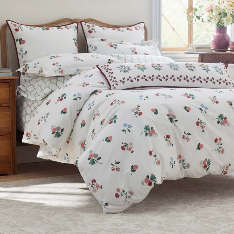 Ditsy Dahlia Classic Cool Cotton Percale Sham