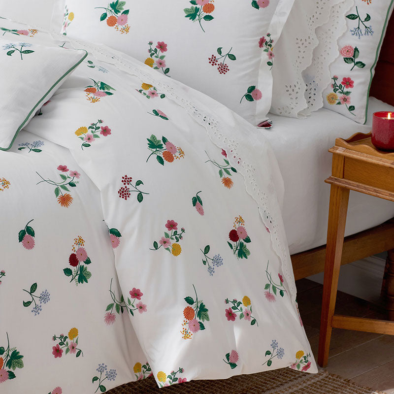 Ditsy Dahlia Classic Cool Cotton Percale Sham