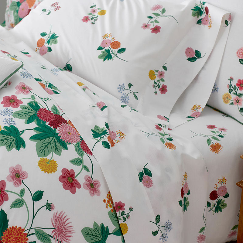 Ditsy Dahlia Classic Cool Cotton Percale Sham