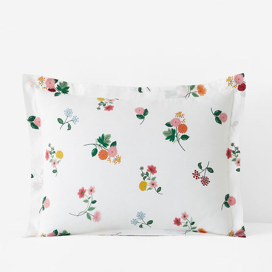 Ditsy Dahlia Classic Cool Cotton Percale Sham