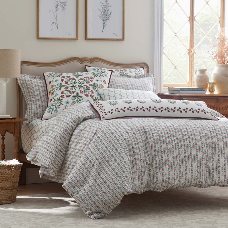 Delphine Classic Cool Cotton Percale Flat Bed Sheet