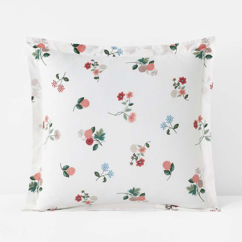 Ditsy Dahlia Classic Cool Cotton Percale Sham