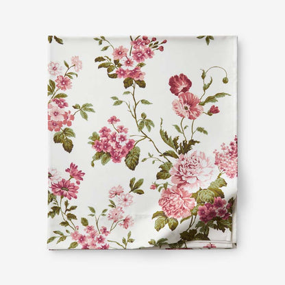 Victorian Bloom Premium Smooth Wrinkle-Free Sateen Flat Bed Sheet