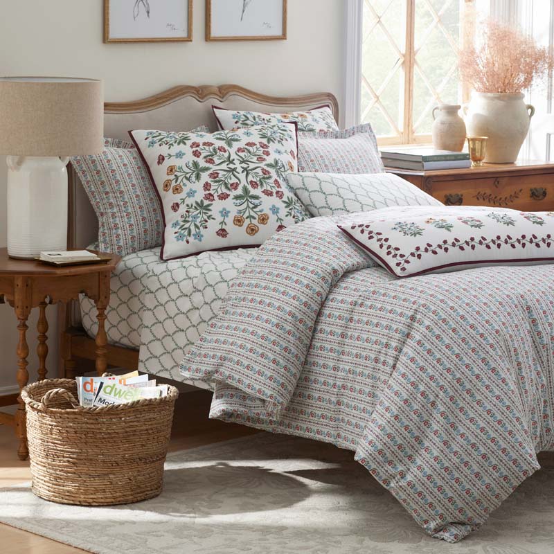 Delphine Classic Cool Cotton Percale Flat Bed Sheet
