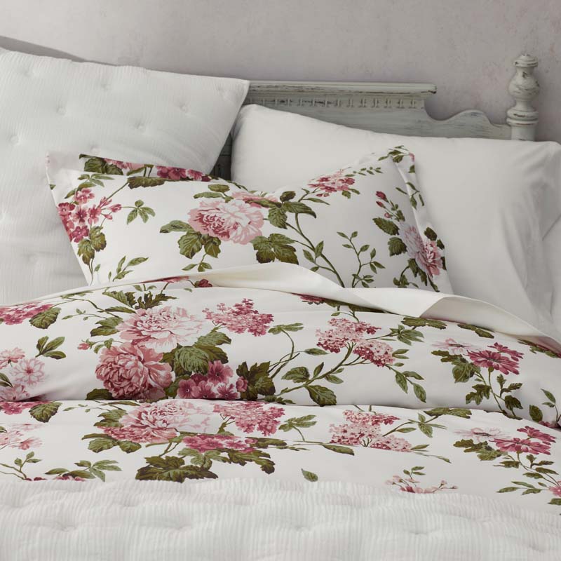 Victorian Bloom Premium Smooth Wrinkle-Free Sateen Flat Bed Sheet