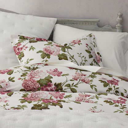 Victorian Bloom Premium Smooth Wrinkle-Free Sateen Flat Bed Sheet
