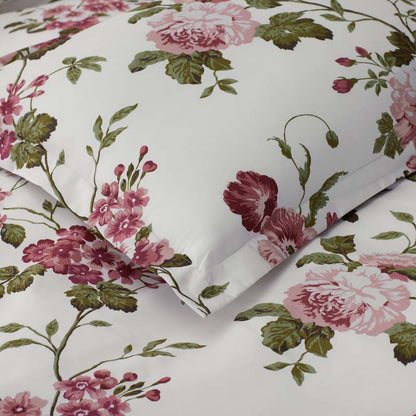Victorian Bloom Premium Smooth Wrinkle-Free Sateen Flat Bed Sheet