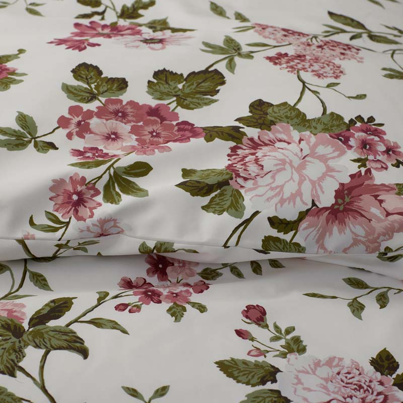 Victorian Bloom Premium Smooth Wrinkle-Free Sateen Flat Bed Sheet