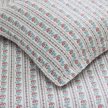 Delphine Classic Cool Cotton Percale Flat Bed Sheet