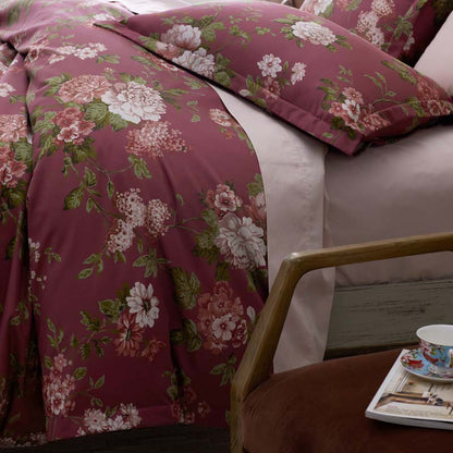 Victorian Bloom Premium Smooth Wrinkle-Free Sateen Flat Bed Sheet