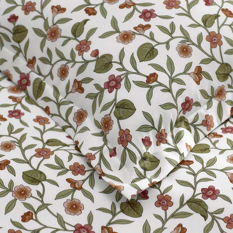 Garden Florals Premium Smooth Wrinkle-Free Sateen Duvet Cover