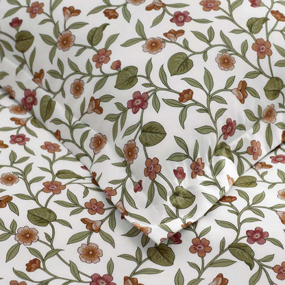 Garden Florals Premium Smooth Wrinkle-Free Sateen Duvet Cover