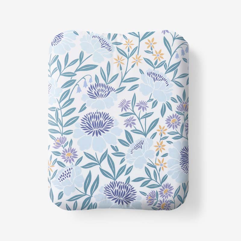 Tira Floral Classic Cool Cotton Percale Fitted Bed Sheet