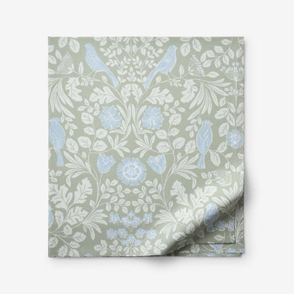 Tira Floral Classic Cool Cotton Percale Flat Bed Sheet
