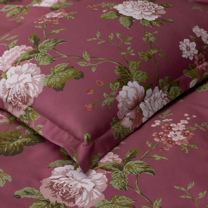 Victorian Bloom Premium Smooth Wrinkle-Free Sateen Flat Bed Sheet