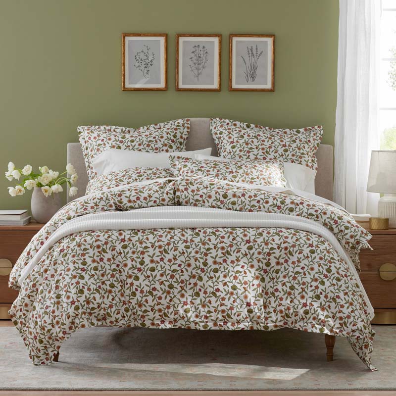 Garden Florals Premium Smooth Wrinkle-Free Sateen Pillowcase Set