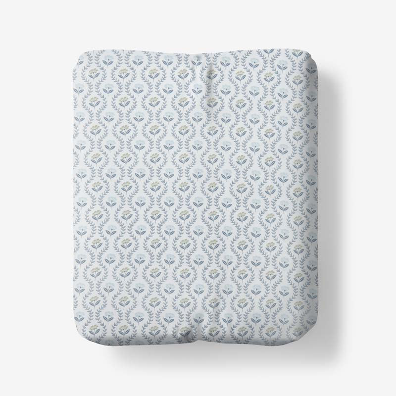 Tira Floral Classic Cool Cotton Percale Fitted Bed Sheet