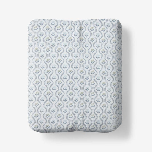 Tira Floral Classic Cool Cotton Percale Fitted Bed Sheet