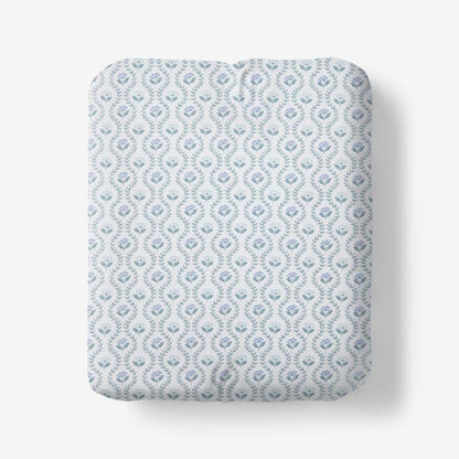 Tira Floral Classic Cool Cotton Percale Fitted Bed Sheet