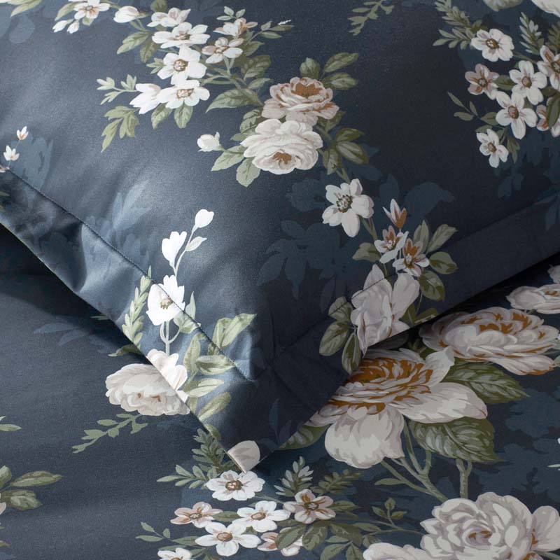 Blooming Melody Reversible Premium Smooth Wrinkle-Free Sateen Duvet Cover