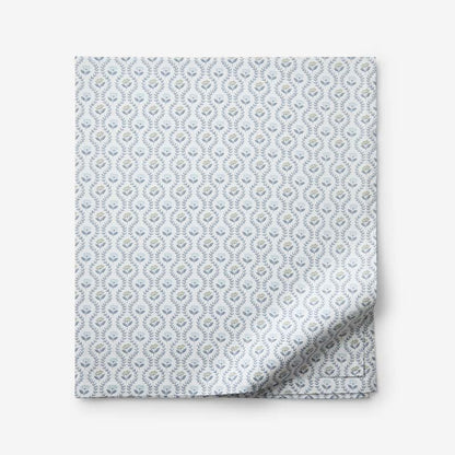 Tira Floral Classic Cool Cotton Percale Flat Bed Sheet