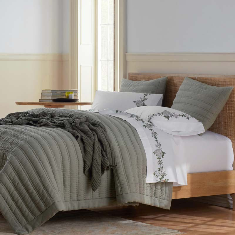 Blooming Melody Border Premium Smooth Wrinkle-Free Sateen Pillowcase Set