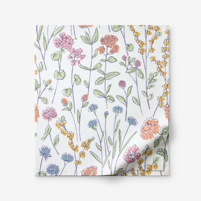 Garden Mirage Classic Cool Cotton Percale Flat Bed Sheet
