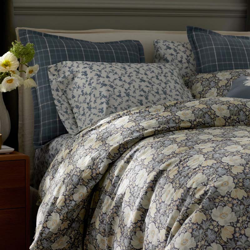 Tapestry Floral Reversible Garment Washed Cotton Percale Sham