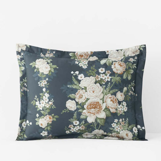 Blooming Melody Reversible Premium Smooth Wrinkle-Free Sateen Sham