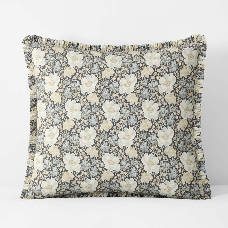 Tapestry Floral Reversible Garment Washed Cotton Percale Sham