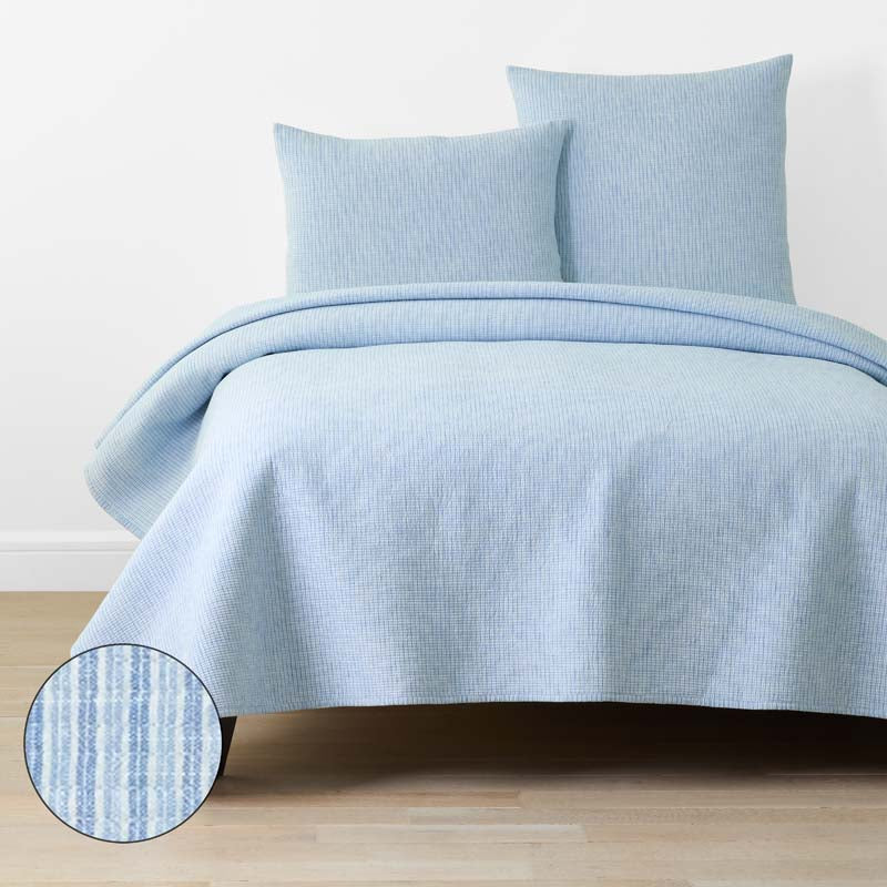 Yarn-Dyed Pencil Stripe Quilt
