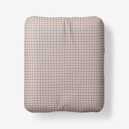 Classic Stripes and Plaids Cool Yarn-Dyed Cotton Percale Fitted Bed Sheet