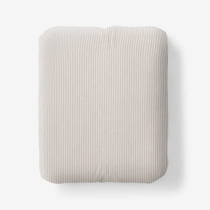 Classic Stripes and Plaids Cool Yarn-Dyed Cotton Percale Fitted Bed Sheet