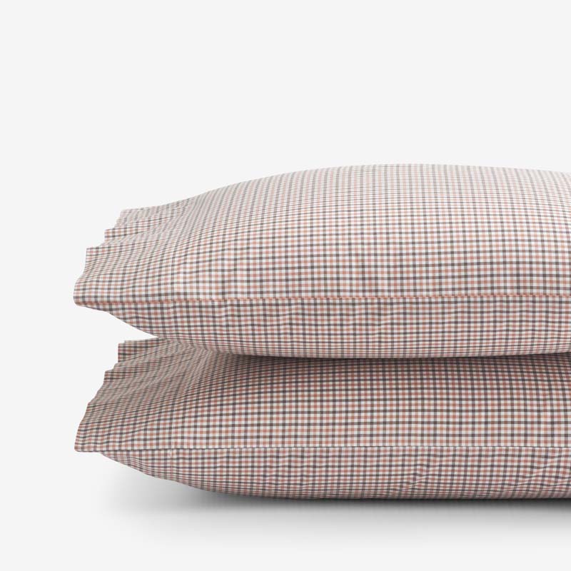 Classic Stripes and Plaids Cool Yarn-Dyed Cotton Percale Pillowcase Set