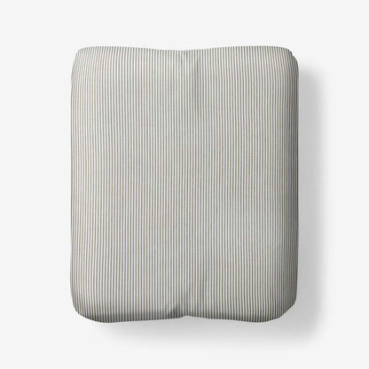 Classic Stripes and Plaids Cool Yarn-Dyed Cotton Percale Fitted Bed Sheet