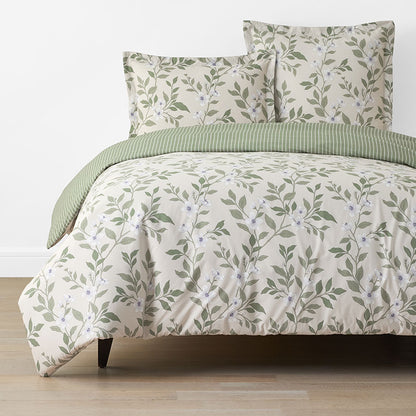 Garden Mist Classic Cool Cotton Percale Duvet Cover