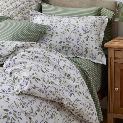 Garden Mist Classic Cool Cotton Percale Duvet Cover