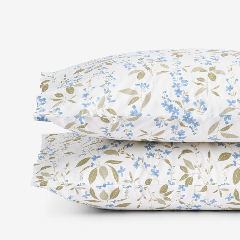 Garden Mist Classic Cool Cotton Percale Pillowcase Set