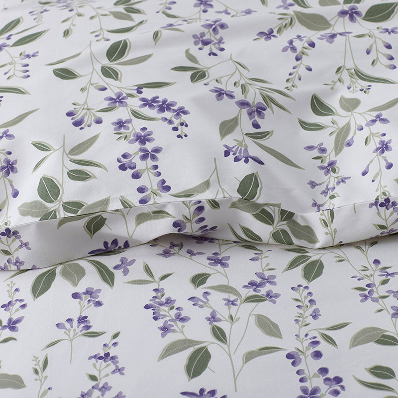 Garden Mist Classic Cool Cotton Percale Flat Bed Sheet