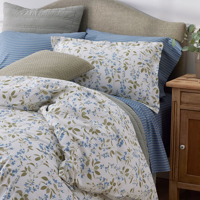 Garden Mist Classic Cool Cotton Percale Pillowcase Set