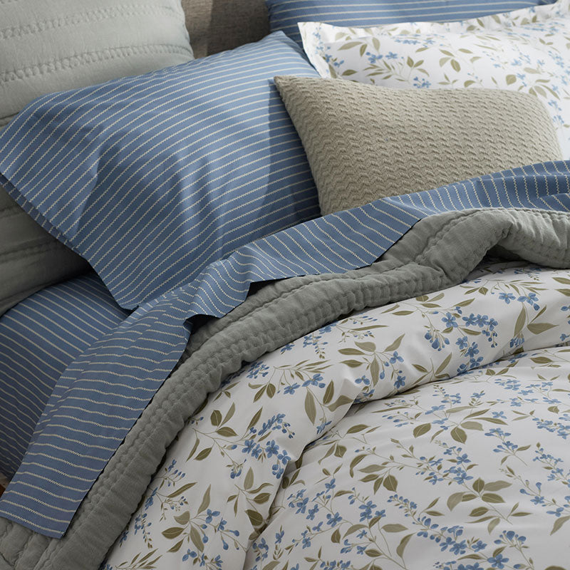 Garden Mist Classic Cool Cotton Percale Pillowcase Set