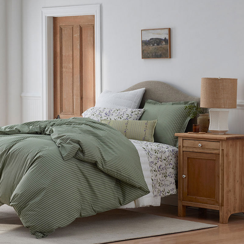 Garden Mist Classic Cool Cotton Percale Pillowcase Set