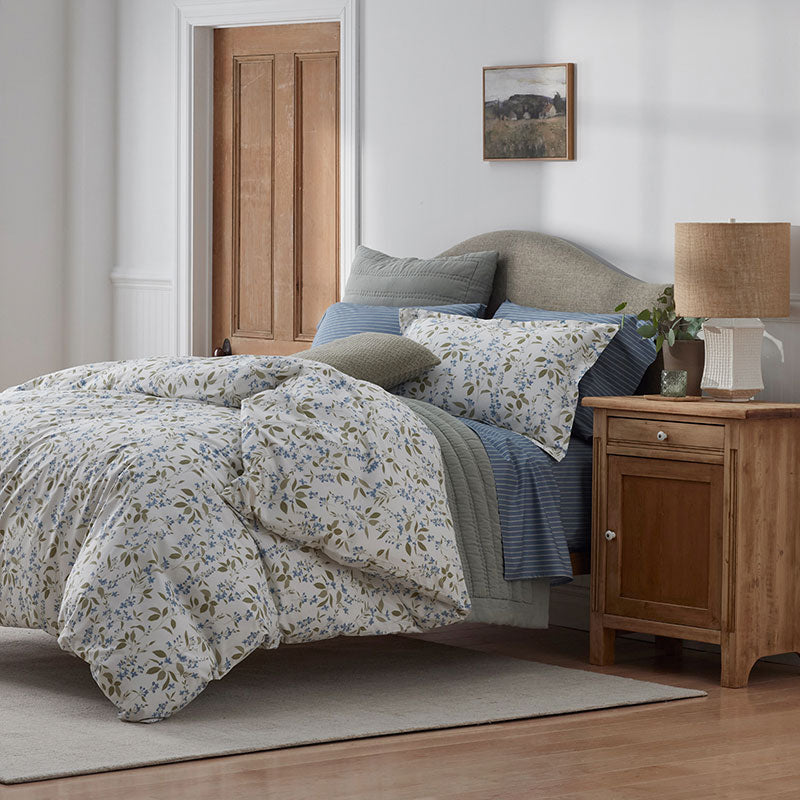 Garden Mist Classic Cool Cotton Percale Pillowcase Set