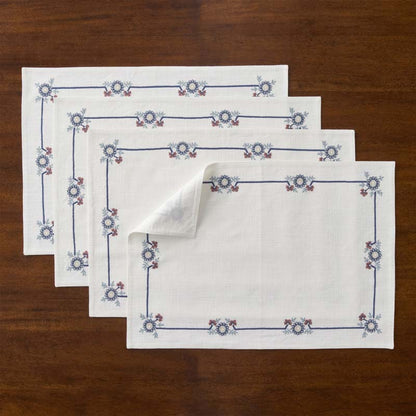 Floral Placemats, Set of 4